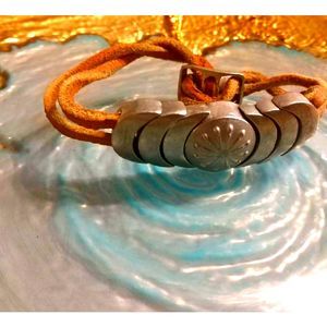 Rare~Harmony Leather SUN~MOON BRACELET